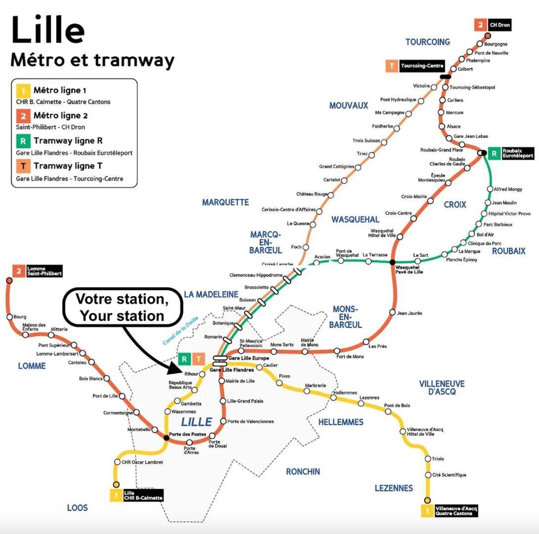 Old Lille Charming Duplex Apartment 外观 照片