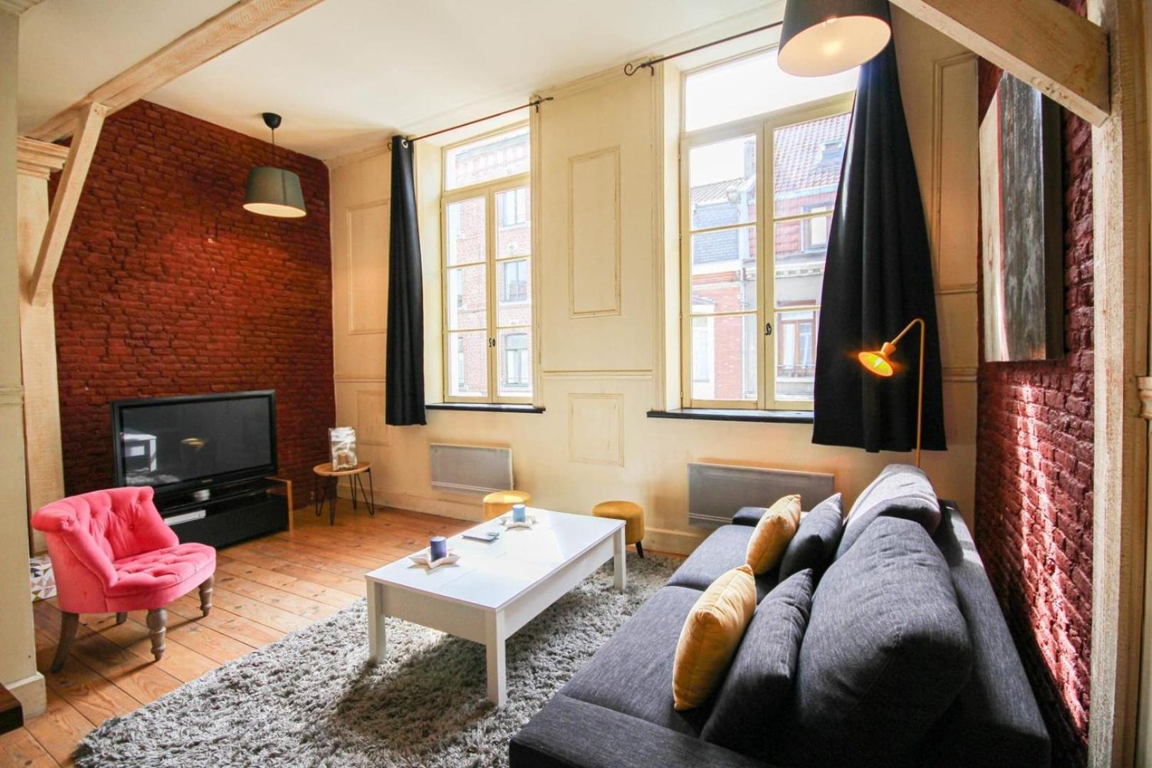 Old Lille Charming Duplex Apartment 外观 照片